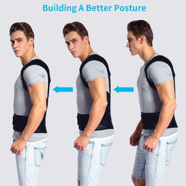 Posture Corrector Back Posture Brace Clavicle Support - Unisex - Stop Slouching and Hunching - Adjustable Back Trainer