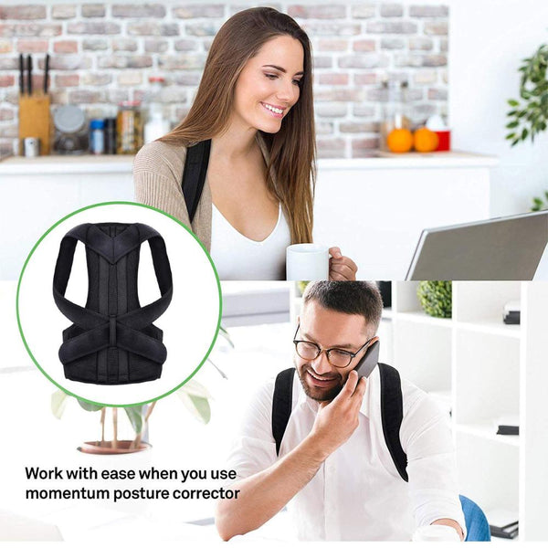 Posture Corrector Back Posture Brace Clavicle Support - Unisex - Stop Slouching and Hunching - Adjustable Back Trainer